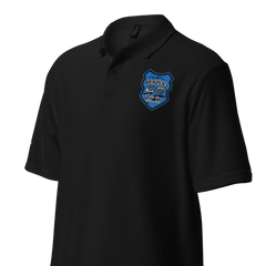 GS motorcycle unisex polo piqué shirt: "Ride the World" R 1200 GS - For all adventure lovers! Elegantly embroidered. Exclusive.