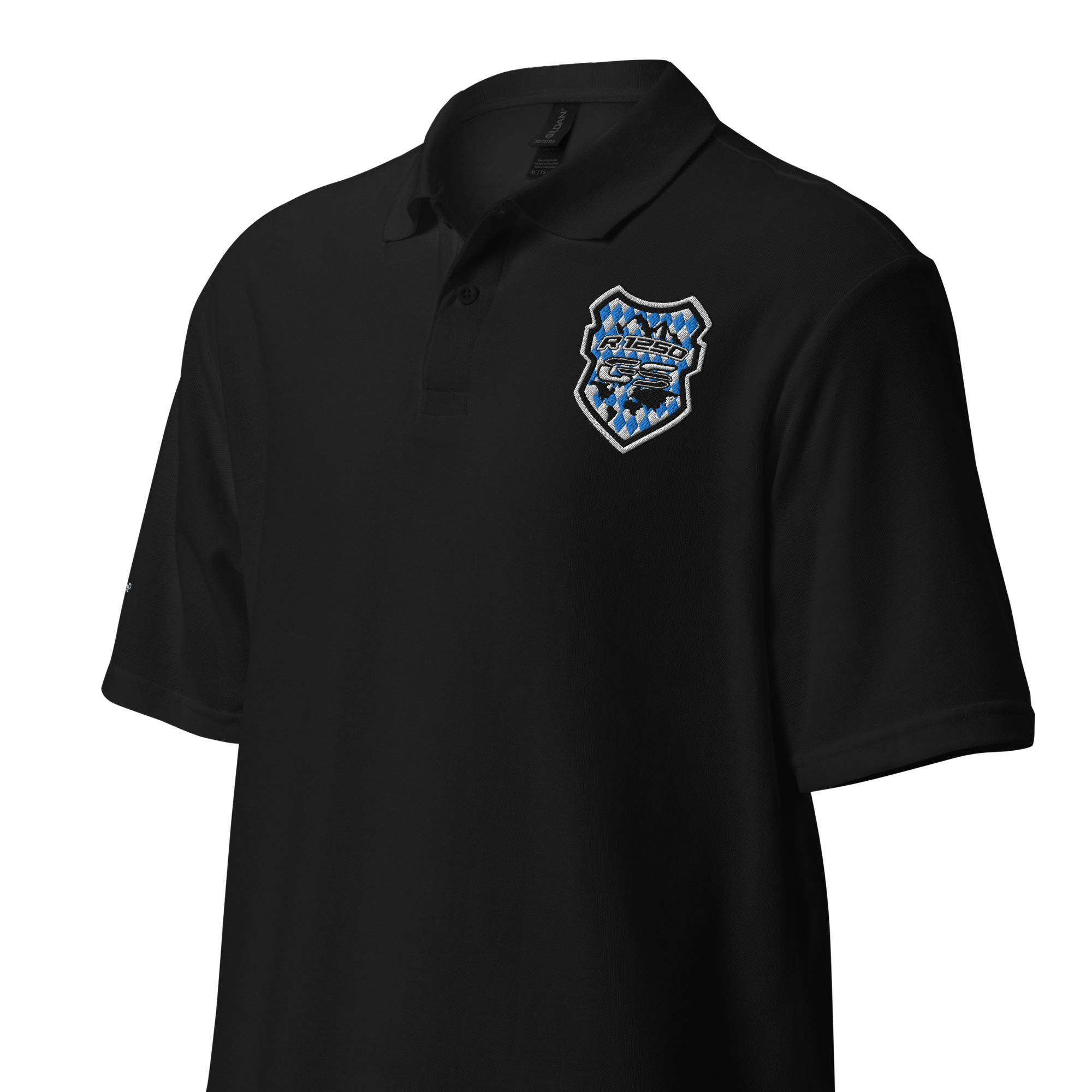 GS Motorrad: R 1250 GS Adventure Bayern Logo, Unisex-Piqué Polo - Edel bestickt!