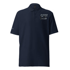 GS Motorcycle R 1300 GS embroidered unisex piqué polo shirt: elegance for adventure lovers