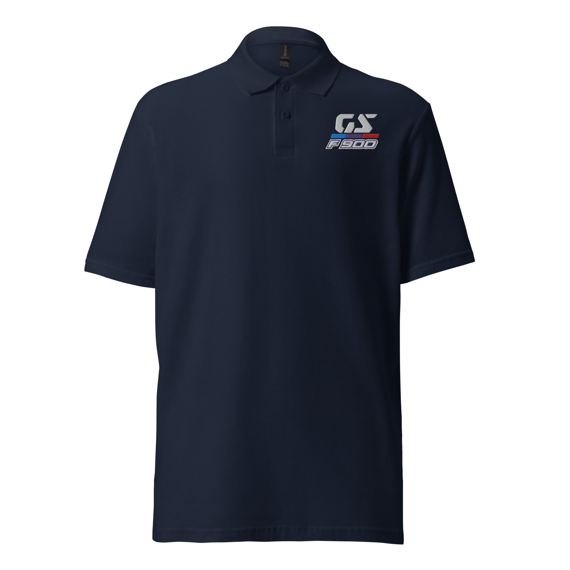 GS Motorrad: F 900 GS Unisex Piqué-Poloshirt - Rallye-Design in drei Farben!