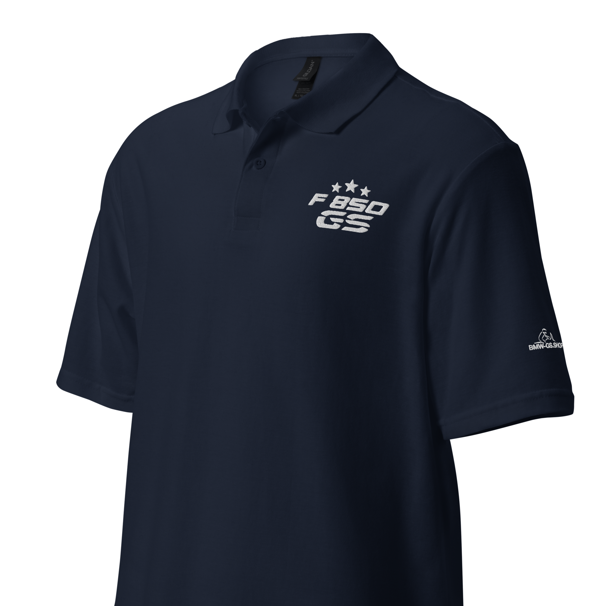 GS Motorrad Besticktes Unisex Piqué-Poloshirt F 850 GS - Edler Look für GS-Fans