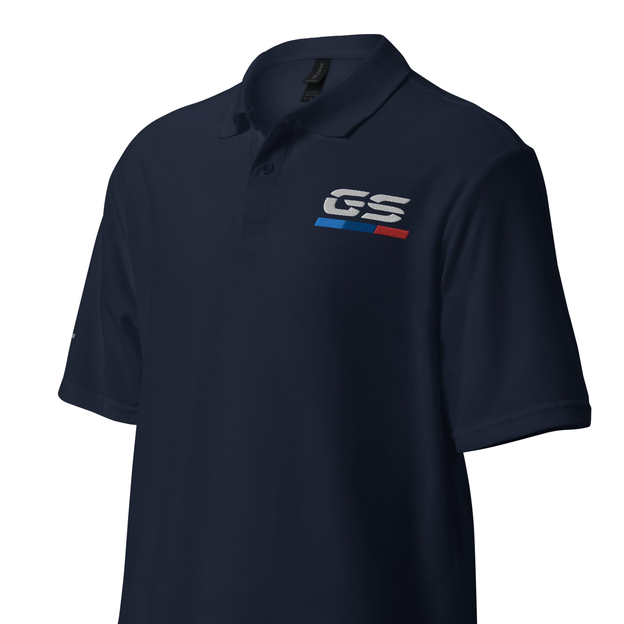BMW GS Motorcycle Unisex Piqué Polo Shirt 'Rallye' - Elegant 4-color embroidered polo shirt for GS model enthusiasts