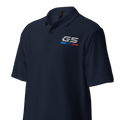 BMW GS Motorrad Unisex Piqué-Poloshirt 'Rallye' - Edles 4farbig Besticktes Polo-Hemd für GS-Modell Enthusiasten