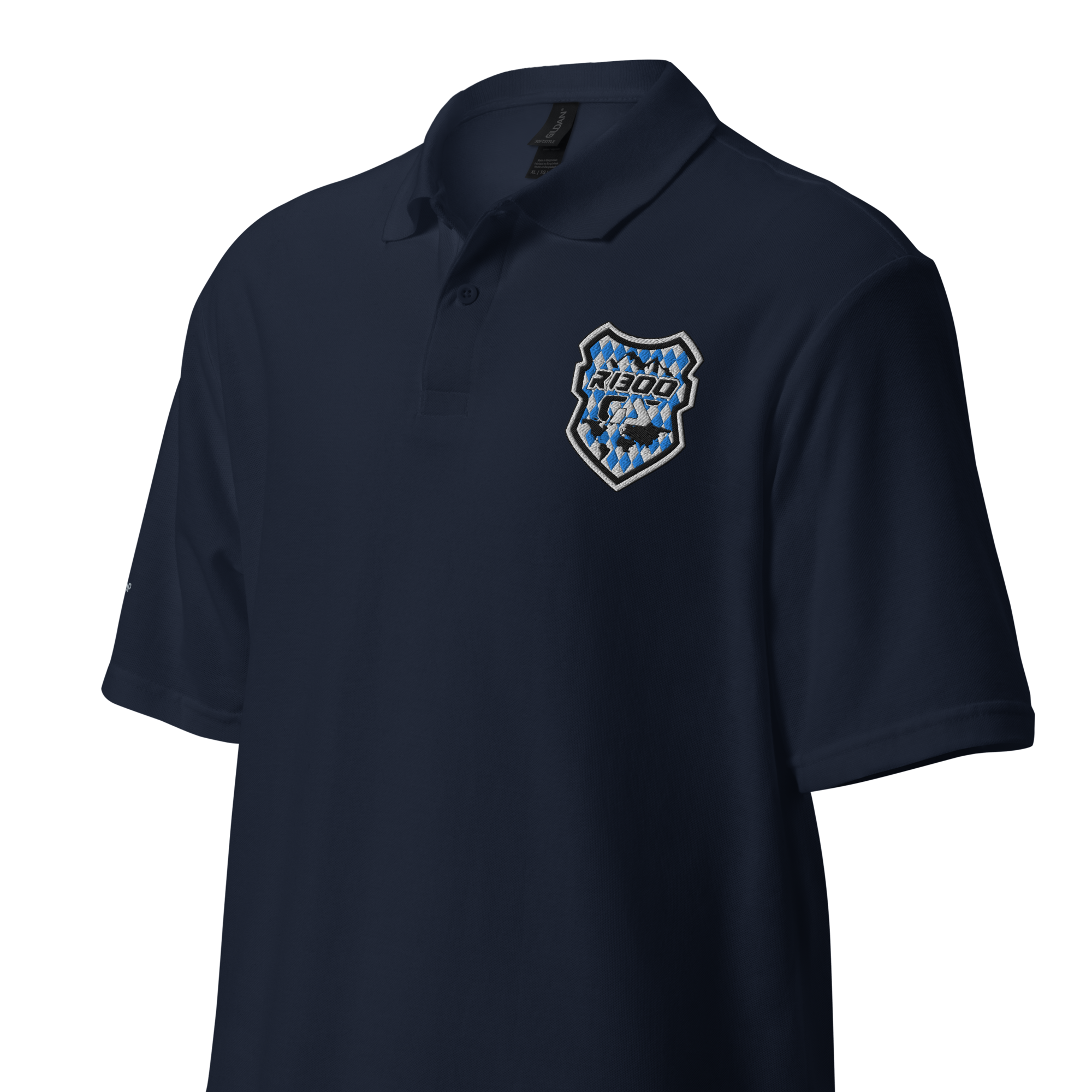 GS Motorrad: R 1300 GS Adventure Bayern Logo, Unisex-Piqué Polo - Edel bestickt!