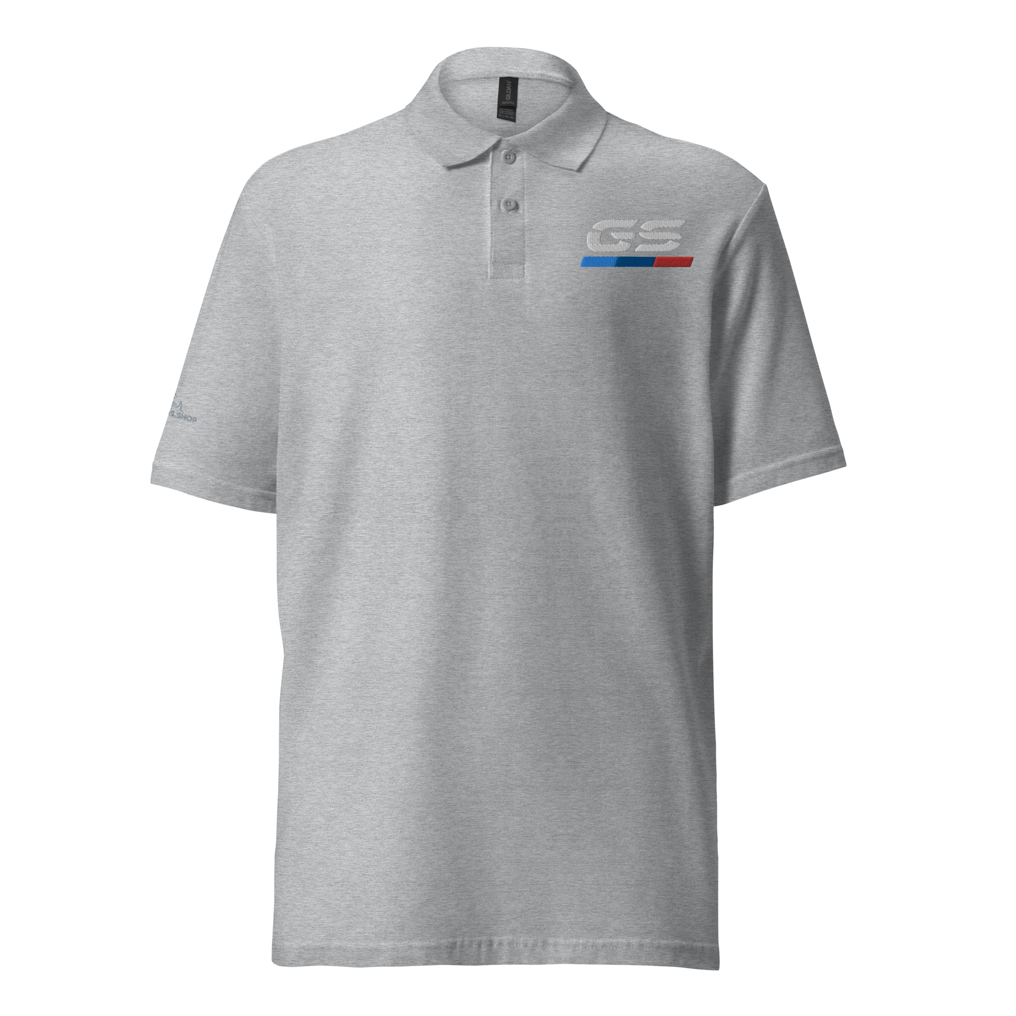 BMW GS Motorcycle Unisex Piqué Polo Shirt 'Rallye' - Elegant 4-color embroidered polo shirt for GS model enthusiasts