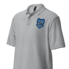 GS motorcycle unisex polo piqué shirt: "Ride the World" R 1200 GS - For all adventure lovers! Elegantly embroidered. Exclusive.