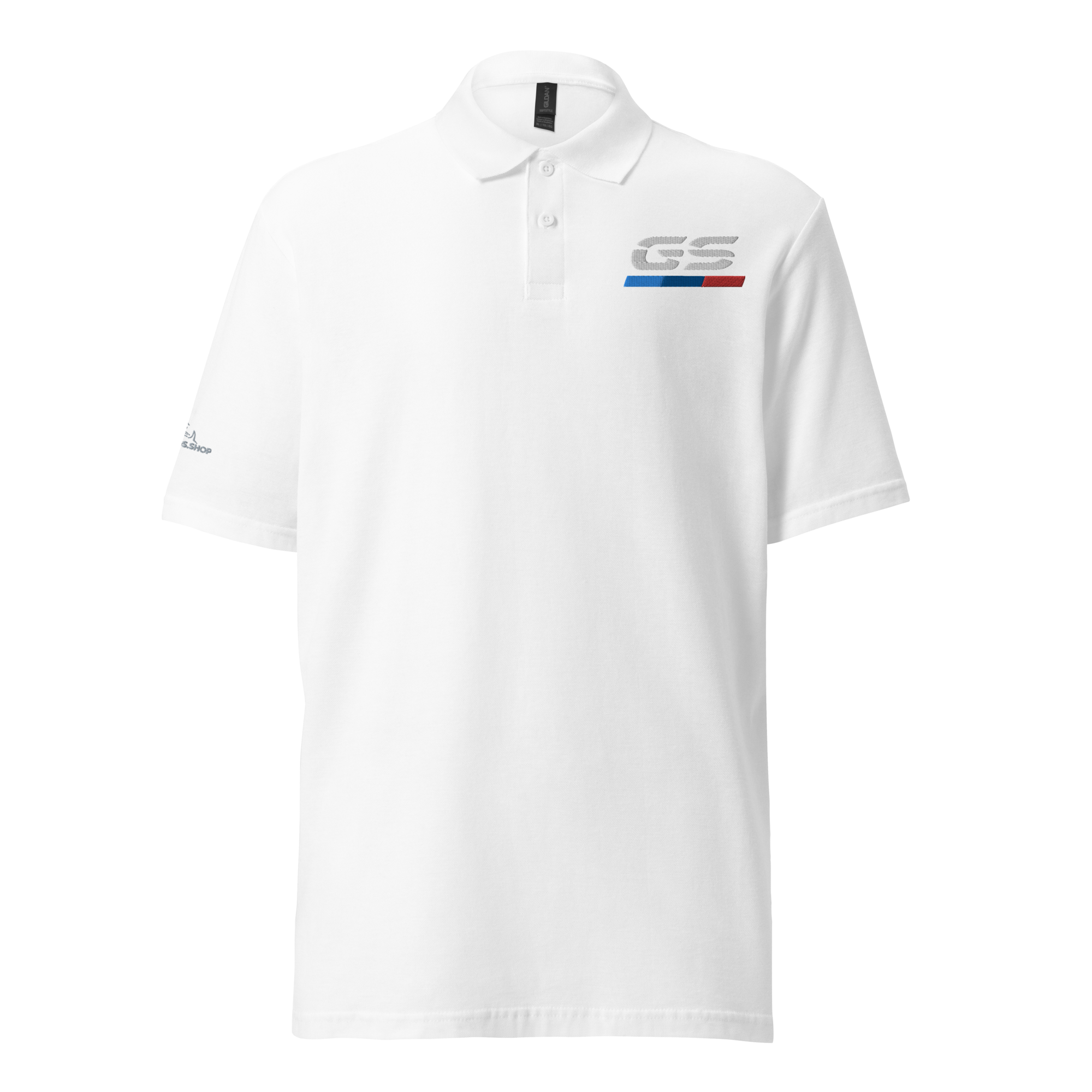 BMW GS Motorcycle Unisex Piqué Polo Shirt 'Rallye' - Elegant 4-color embroidered polo shirt for GS model enthusiasts