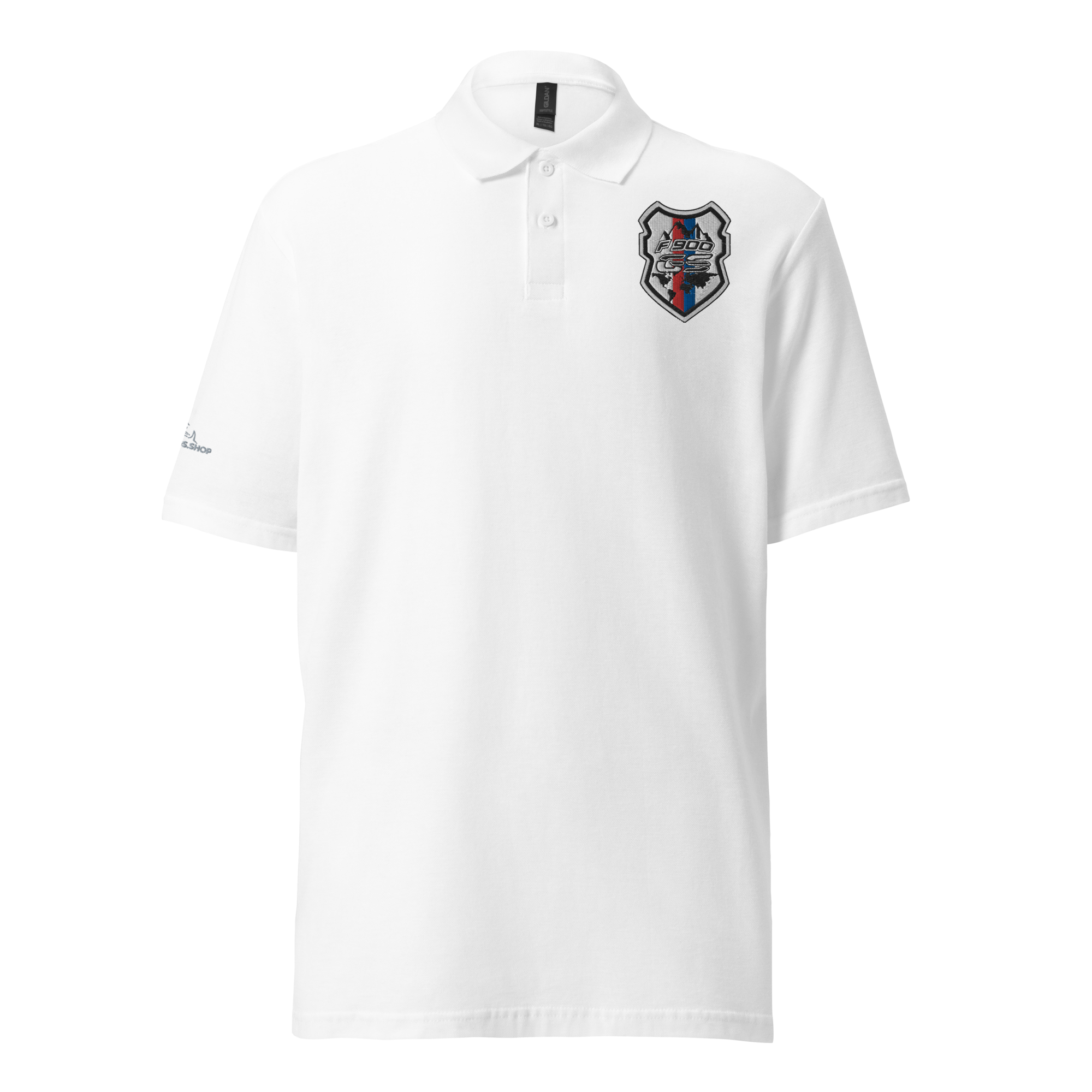 GS Motorrad: F 900 GS Adventure Rallye Logo Unisex-Piqué Polo - Edel bestickt!