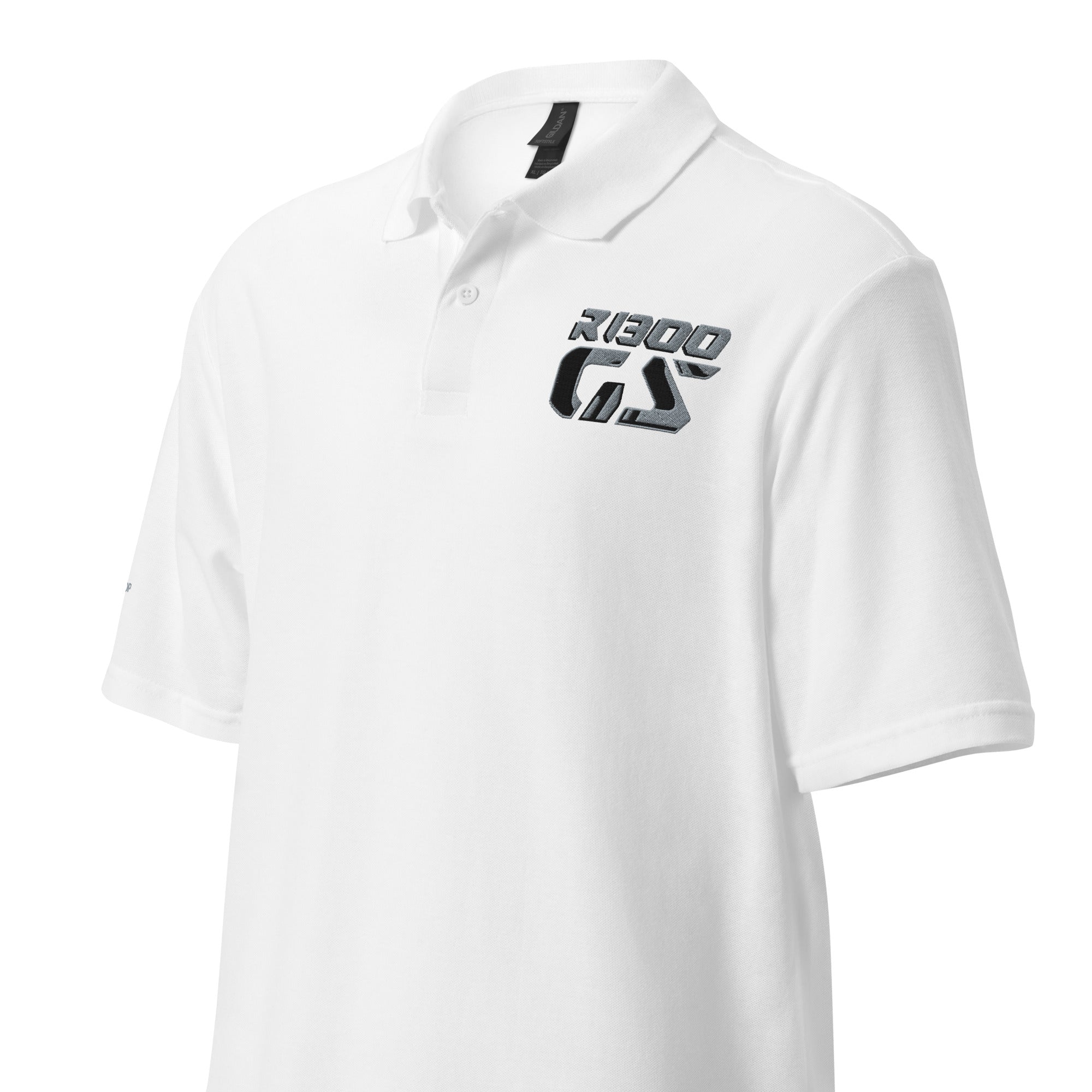 GS Motorrad R 1300 GS besticktes Unisex Piqué-Poloshirt: Eleganz für Abenteuerliebhaber