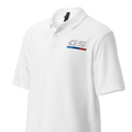 BMW GS Motorrad Unisex Piqué-Poloshirt 'Rallye' - Edles 4farbig Besticktes Polo-Hemd für GS-Modell Enthusiasten