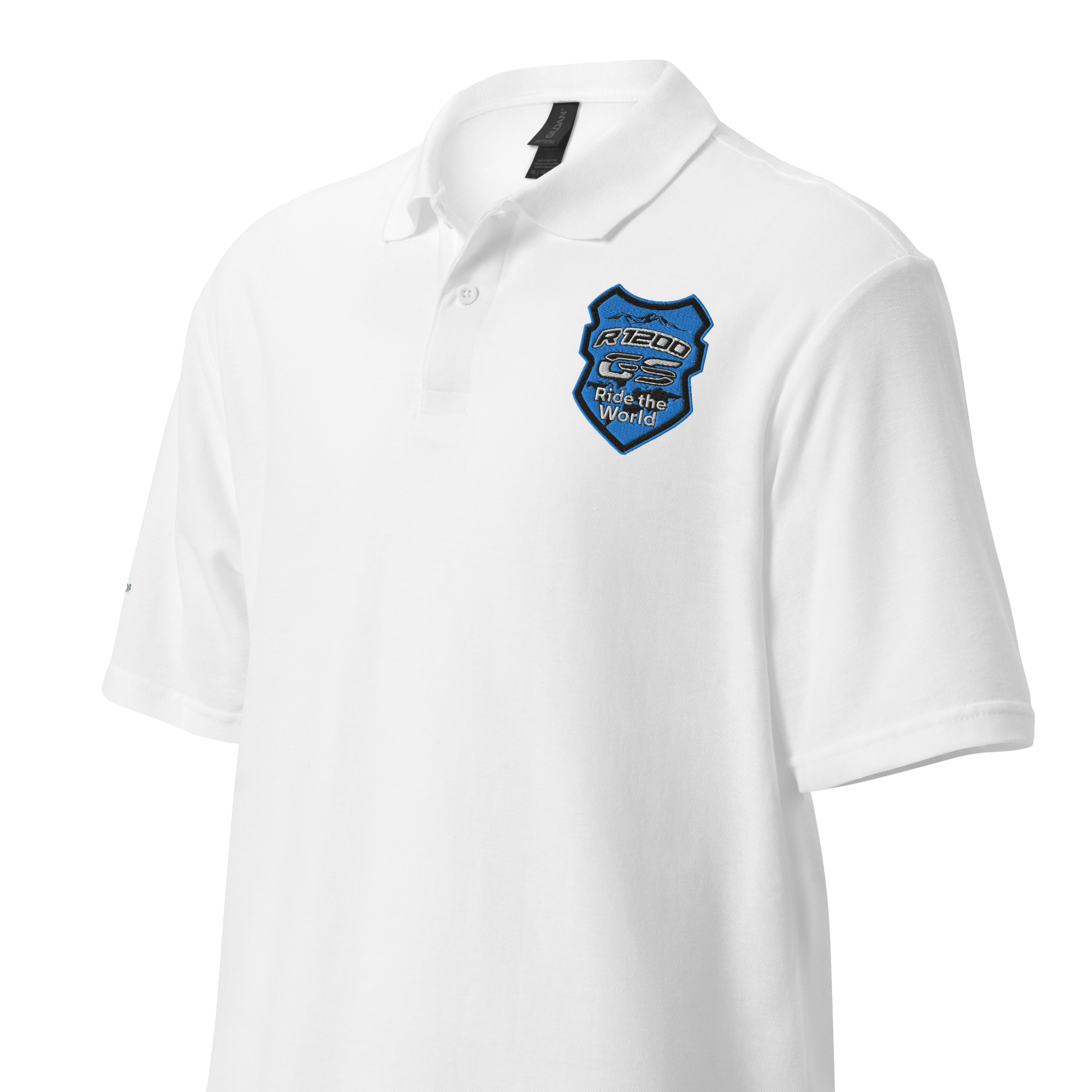 GS Motorrad Unisex Polo-Piquét Hemd: 