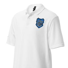 GS motorcycle unisex polo piqué shirt: "Ride the World" R 1200 GS - For all adventure lovers! Elegantly embroidered. Exclusive.