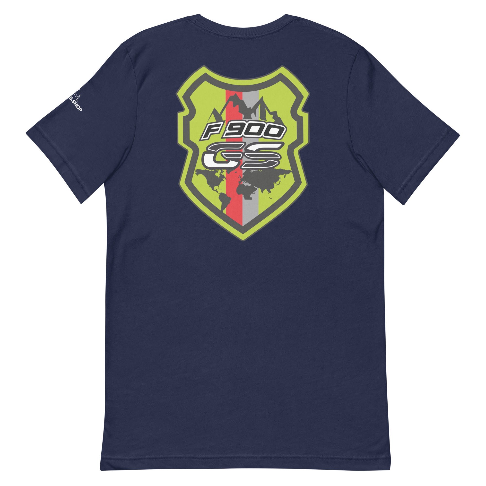 GS Motorrad: F 900 GS Adventure Country Logo Unisex-T-Shirt - Abenteuer und Fahrfreude pur!