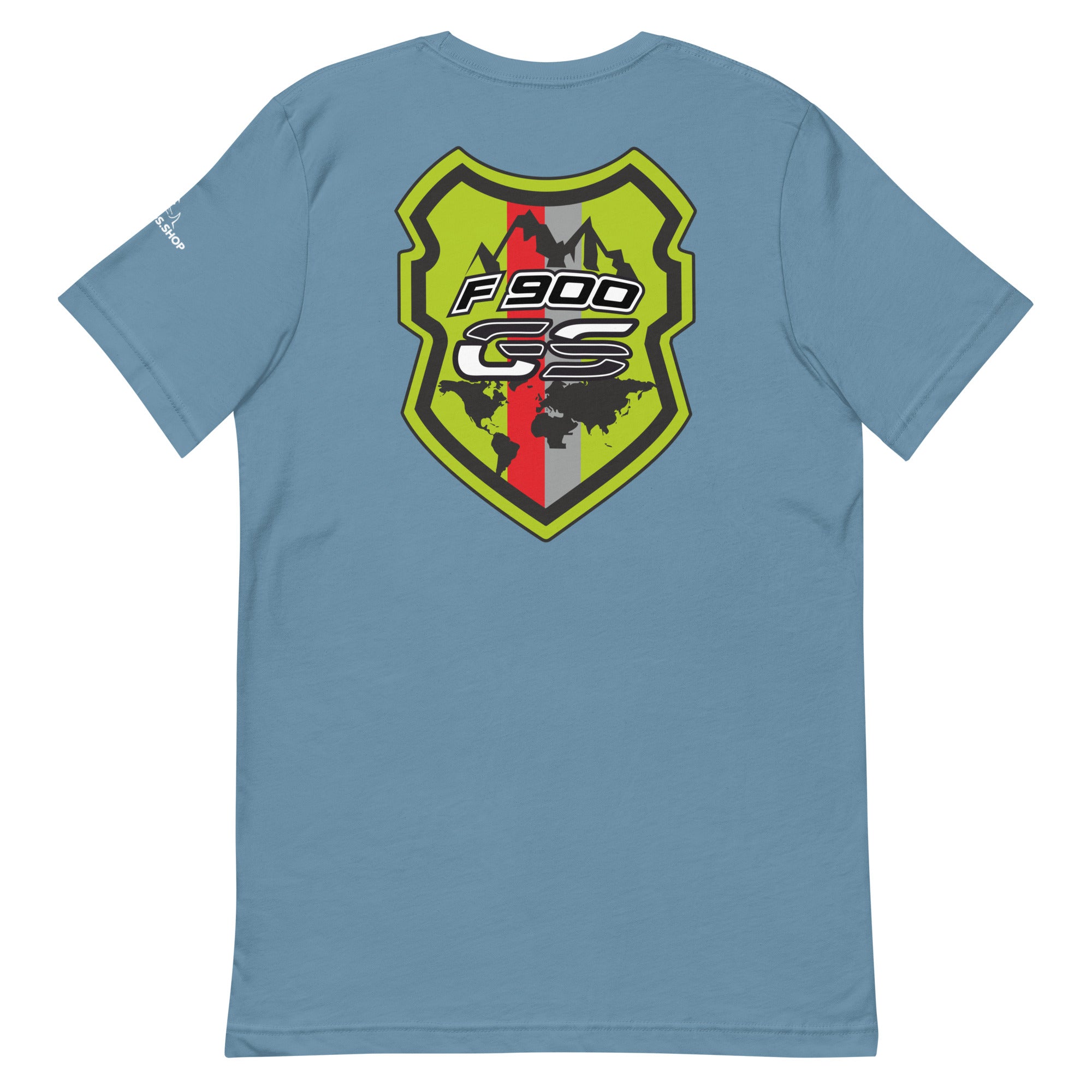 GS Motorrad: F 900 GS Adventure Country Logo Unisex-T-Shirt - Abenteuer und Fahrfreude pur!