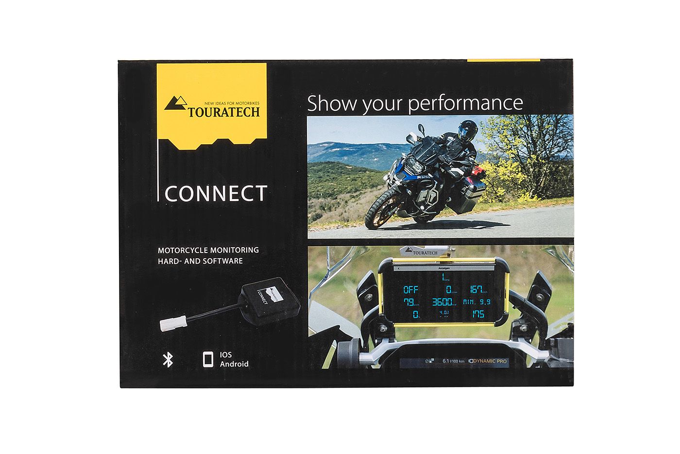Touratech Connect APP inkl. Hardware für BMW R1200GS/GSA; BMW R1250GS/GSA