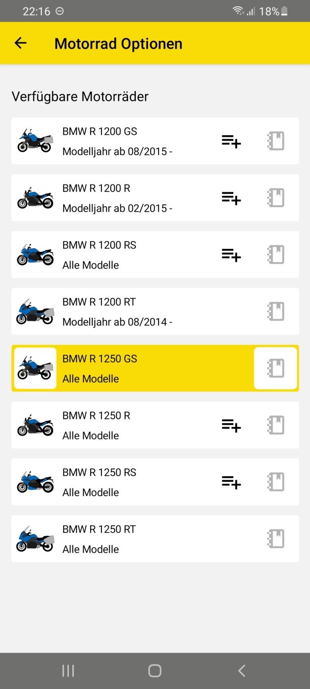 Touratech Connect APP inkl. Hardware für BMW R1200GS/GSA; BMW R1250GS/GSA
