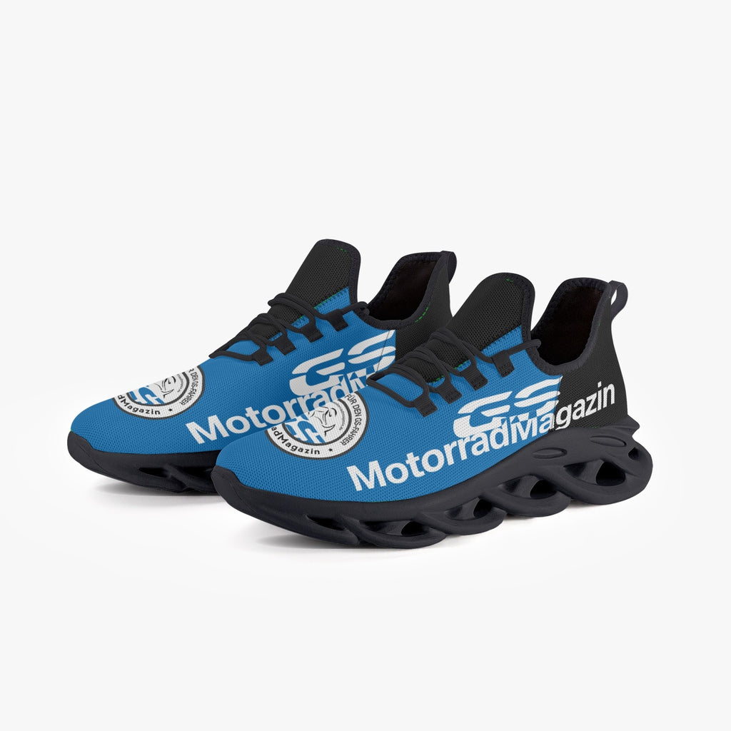 GS MotorradMagazin Bounce Mesh Knit Sneakers - Royal-Black