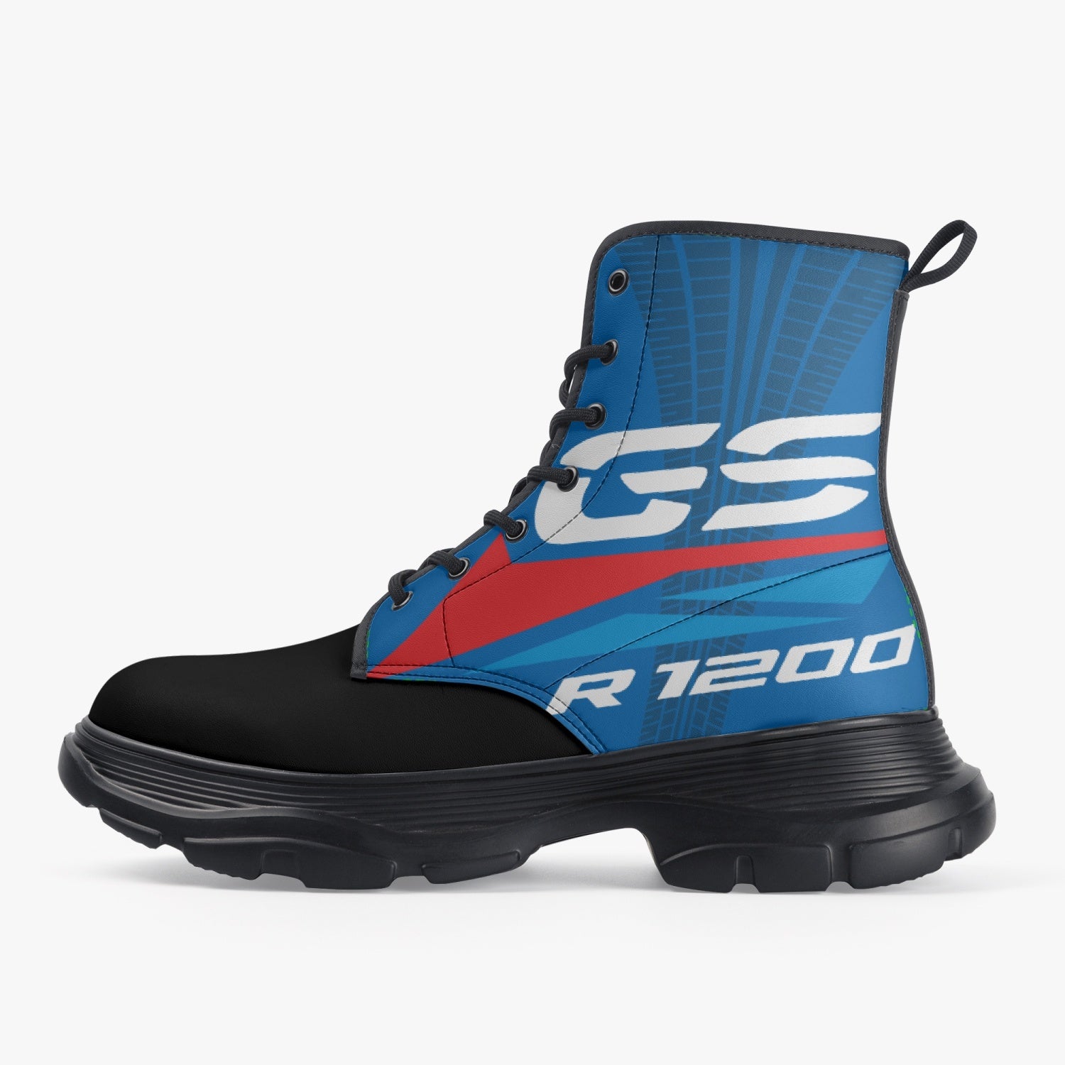 GS Motorrad R 1200 GS modischer topmoderner PU Lederstiefel für SIE & IHN