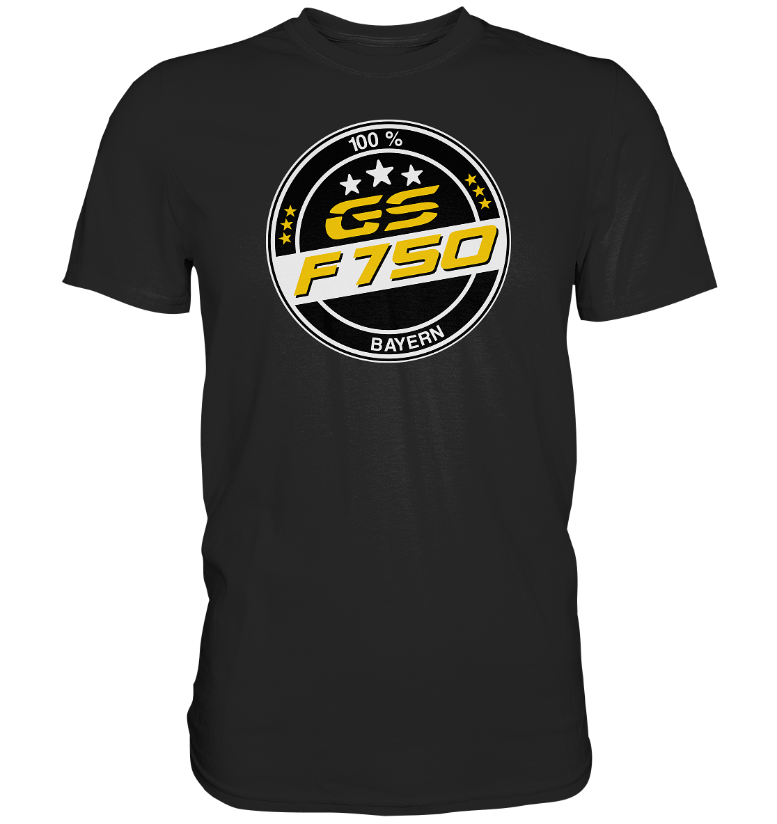 GS Motorcycle F 750 GS - 100% Bavaria live - Men's Premium Shirt (OS)