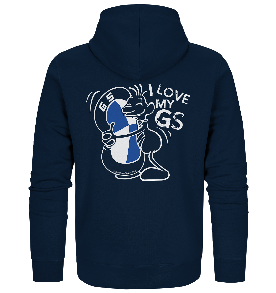 GS Motorrad Liebling - I love my GS- Premium Design-  Zipper Jacke für SIE & IHN (OS)