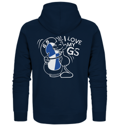 GS Motorrad Liebling - I love my GS- Premium Design-  Zipper Jacke für SIE & IHN (OS)