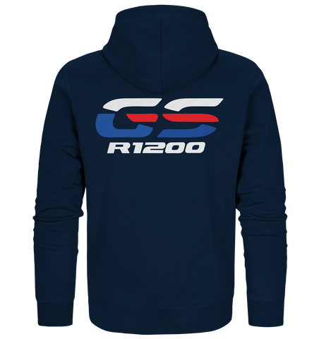 GS Motorrad R 1200 HP Rallye Style - Full Zipper Hoodie Jacke für SIE & IHN (OS)