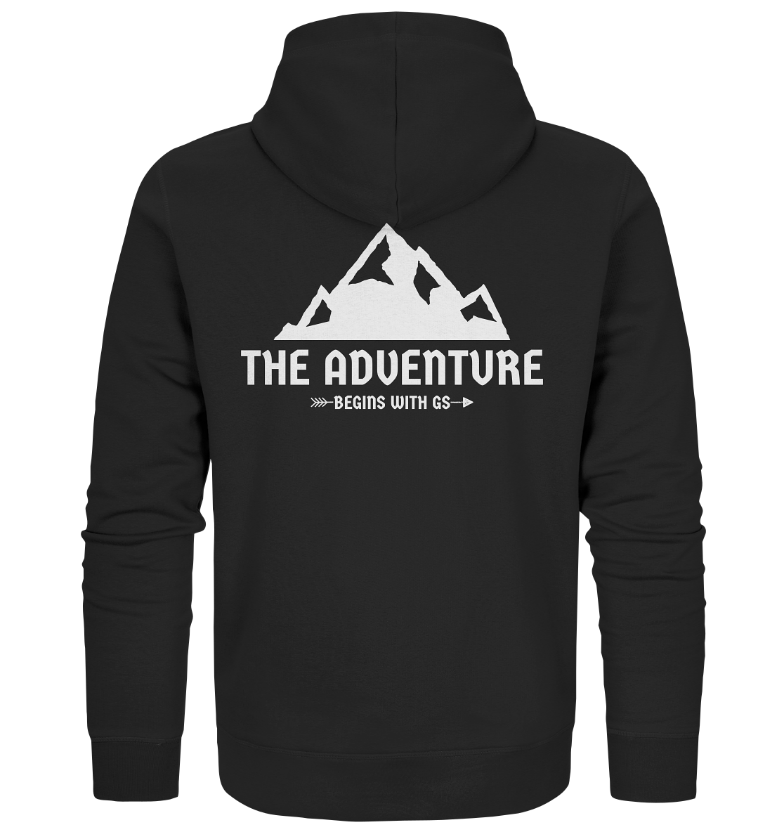 GS Motorcycle »the adventure begins with GS« - Full-Zipper Hoodie Leisure Jacket for HER &amp; HIM (OS)