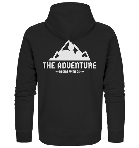 GS Motorrad »the adventure begins with GS«  - Full-Zipper Hoodie Freizeit Jacke für SIE & IHN (OS)