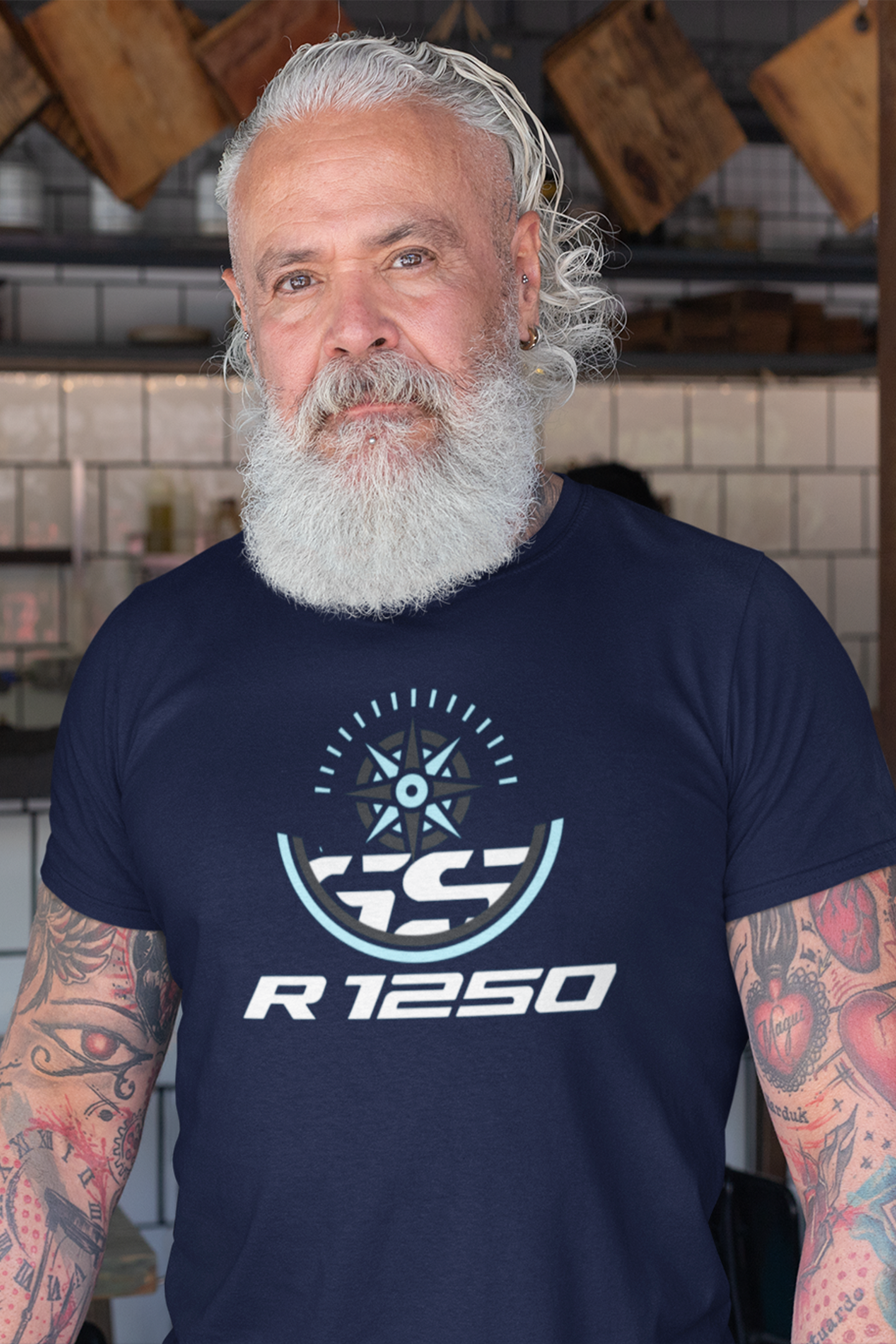 GS Motorrad R 1250 GS - Pathfinder - stylisch / modern / exklusiv Herren Premium Shirt (OS) - GS Magazin