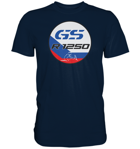 GS Motorrad "R1250 HP Style" Design-Logo Herren Premium Shirt (OS)