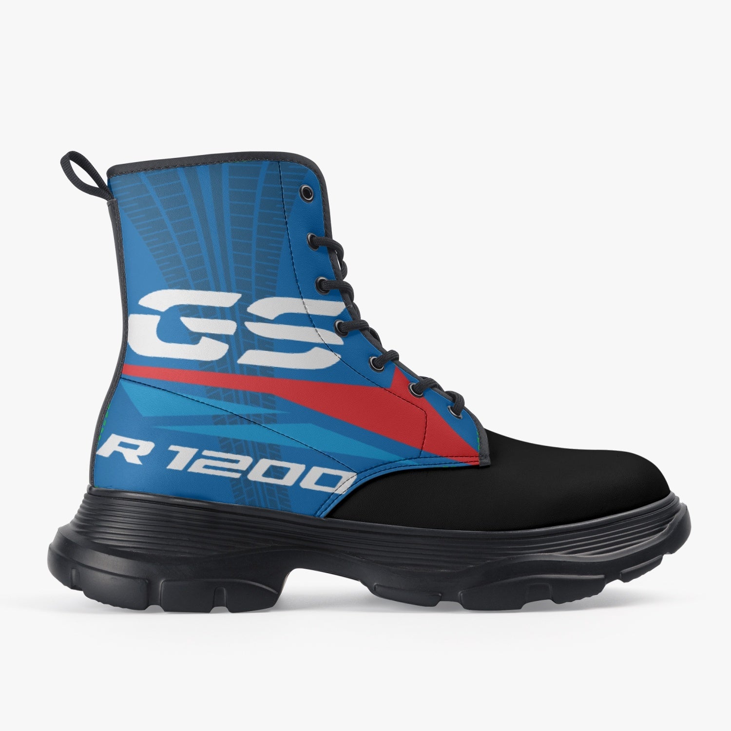 GS Motorrad R 1200 GS modischer topmoderner PU Lederstiefel für SIE & IHN