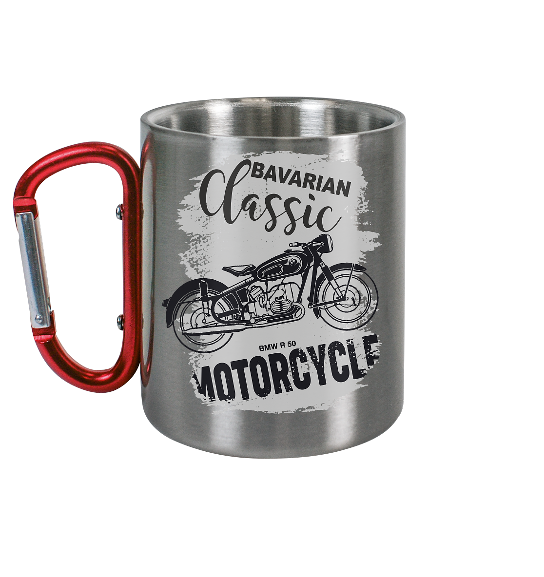 BMW R 50 Motorrad Bavarian Classic- Pionier der GS - Edelstahl Tasse