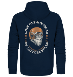 GS Motorrad "Only OFF & ONROAD - WE ARE UNSTOPPABLE" Oldschool - Full-Zipper für SIE & IHN - 7 Farben - GS Magazin