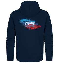 GS MOTORRAD BMW GS 1250 1200 900 850 "SPLASH" MAKE LIFE A RIDE (customizable!) - Organic FULL Zipper Hoodie Jacket