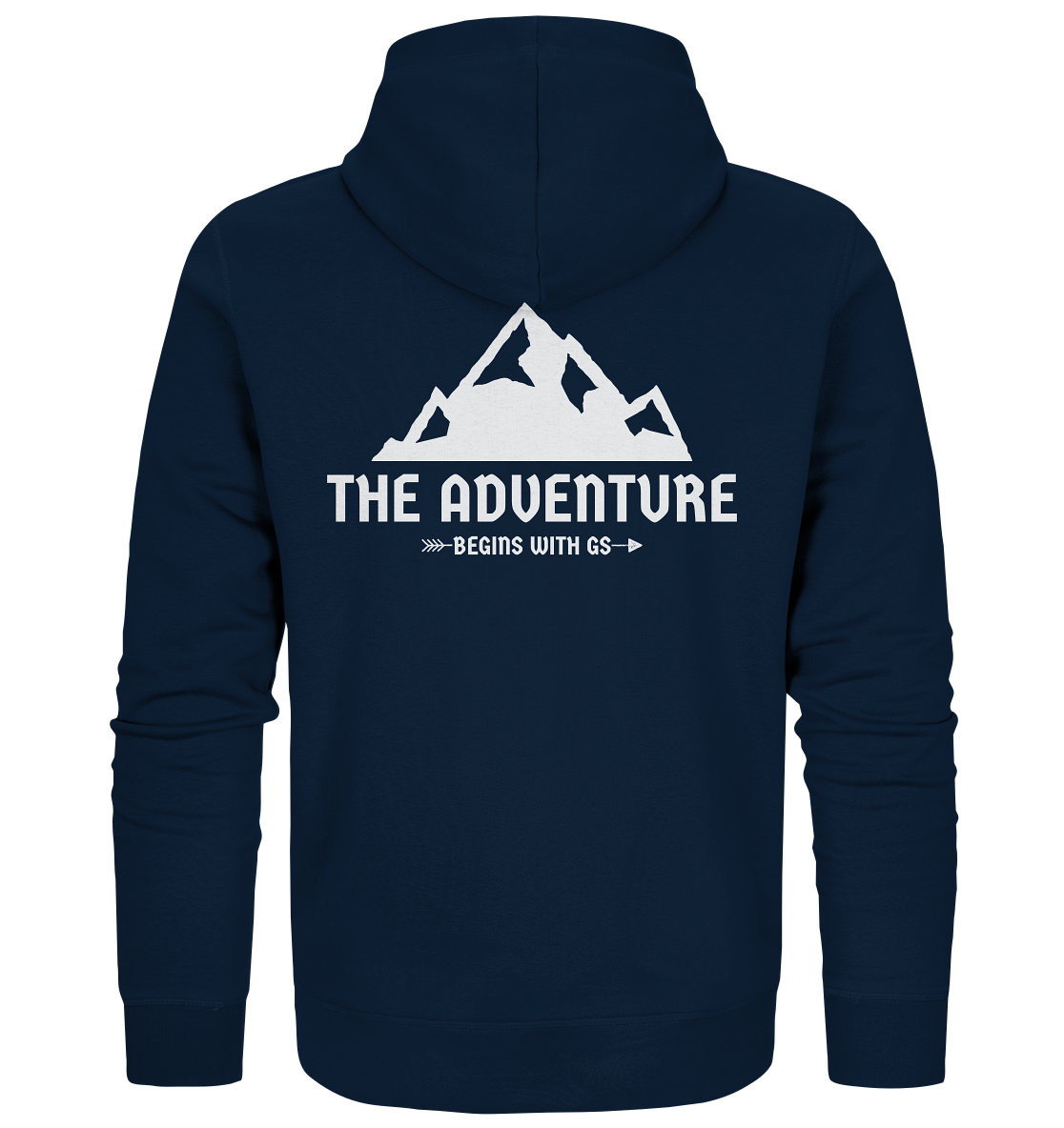 GS Motorrad »the adventure begins with GS«  - Organic Unisex Full-Zipper - GS Magazin