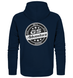GS Motorrad "ADVENTURE 100% BAYERN"  - Unisex Organic Full-Zipper - GS Magazin