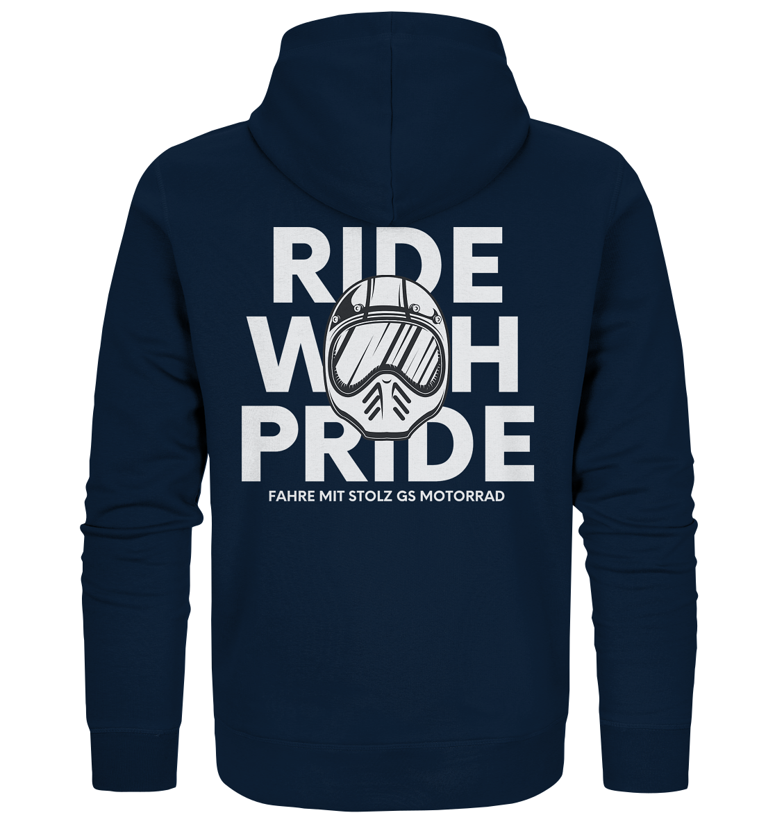 GS Motorcycle "Ride with Pride" Ride with pride GS - Premium Full Zipper Hoodie for HER &amp; HIM