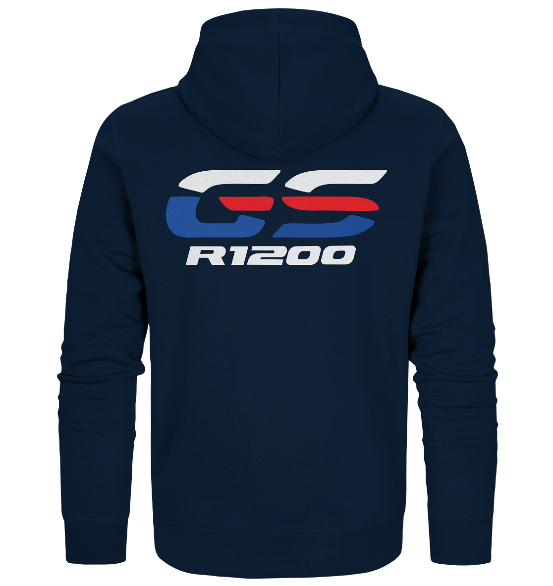GS Motorrad R 1200 HP Rallye Style - Organic Full-Zipper Hoodie - GS Magazin