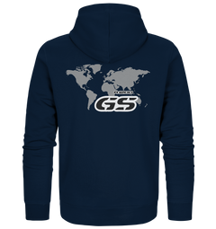 GS Motorrad BMW R 1200 Worldwide Seek - Organic Full Zipper Hoodie