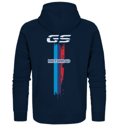GS Motorrad "3-Stripes" BMW R 1200 GS - Make Life a Ride - Full-Zipper Hoodie Jacke
