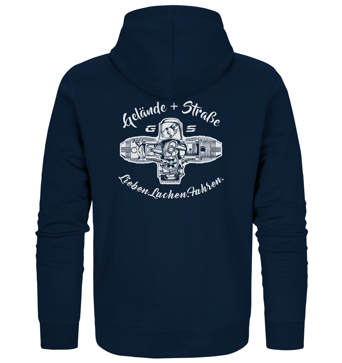 GS Motorrad »Lieben.Lachen.Fahren« Gelände + Straße Boxermotor - Organic Full Zipper für SIE & IHN - GS Magazin