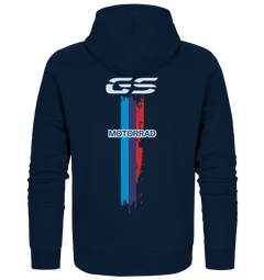 GS Motorrad "3-Stripes" BMW R 1250 GS - Make Life a Ride - Full-Zipper-Hoodie-Jacke