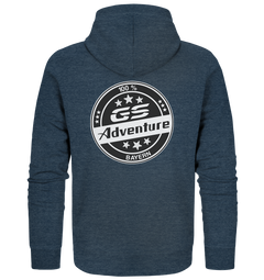 GS Motorrad "ADVENTURE 100% BAYERN"  - Unisex Organic Full-Zipper - GS Magazin