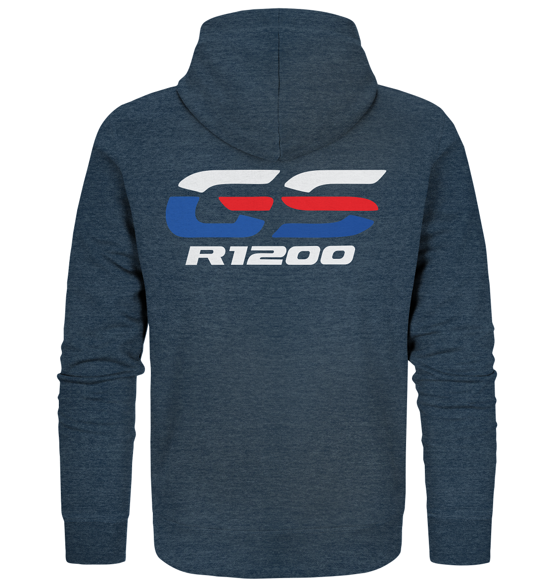 GS Motorrad R 1200 HP Rallye Style - Organic Full-Zipper Hoodie - GS Magazin