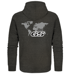 GS Motorrad BMW R 1250 Worldwide Seek  - Organic Full Zipper Hoodie
