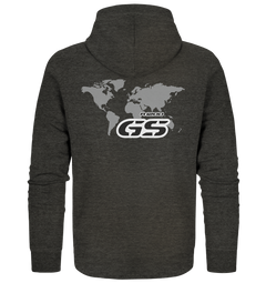 GS Motorrad BMW R 1200 Worldwide Seek - Organic Full Zipper Hoodie