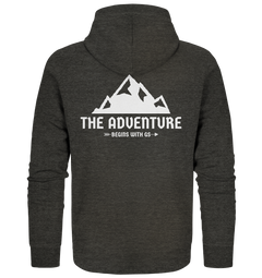 GS Motorrad »the adventure begins with GS«  - Organic Unisex Full-Zipper - GS Magazin