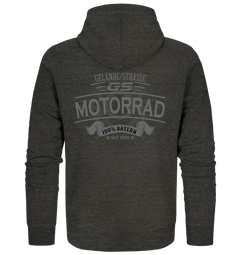 GS Motorrad "Gelände-Strasse" 100% BAYERN seit 1980  - Organic Zipper