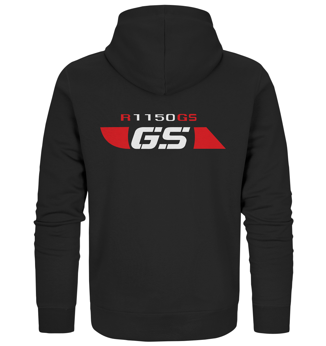 GS Motorrad BMW R 1150 GS Seek Logo Design - Organic Full Zipper Hoodie