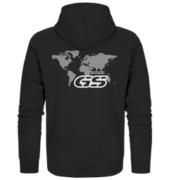GS Motorrad BMW R 1200 Worldwide Seek - Organic Full Zipper Hoodie